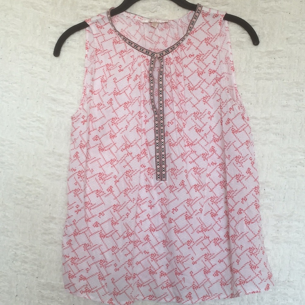 Skies Are Blue Boho Tank Top XS